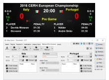 Rink Hockey Scoring Software