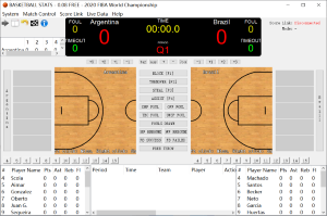 篮球比赛技术统计软件