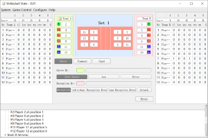 排球比赛技术统计软件