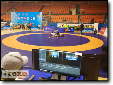 湖南省第十三届运动会摔跤比赛